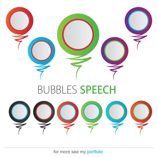 Beszéd buborék — Stock Vector