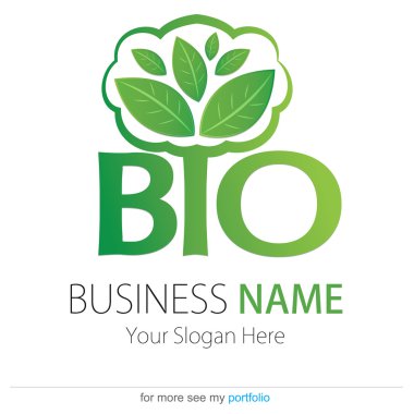 Business (Company) Logo, Bio, Eco, Vector, Hand, Earth, Leaf clipart