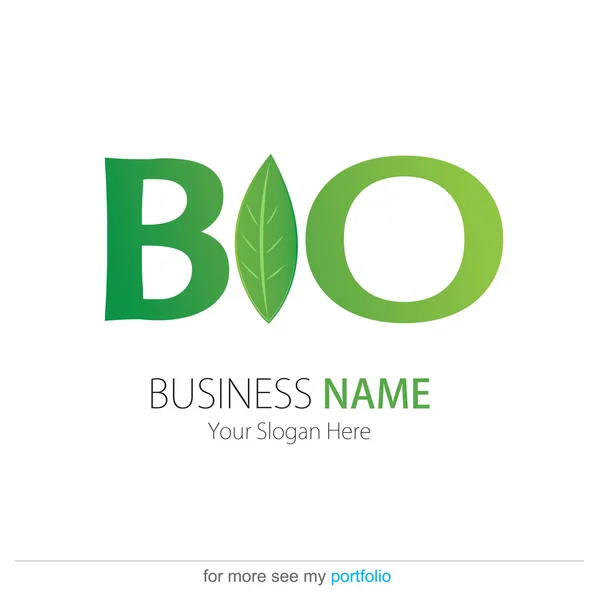 Business (Company) Logo, Bio, Eco, Vecteur, Feuille, Terre, Mains — Image vectorielle