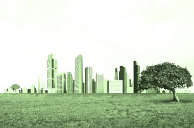 Big City (Town),Meadow,Tree,Grass,Business