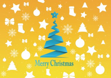 Merry christmas arka plan, vektör