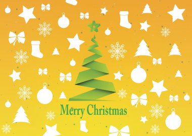 Merry christmas arka plan, vektör