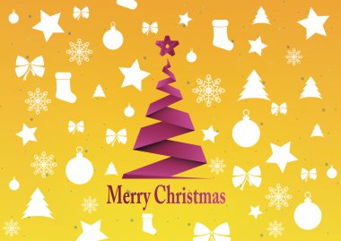 Merry christmas arka plan, vektör