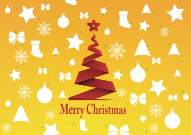 Merry christmas arka plan, vektör