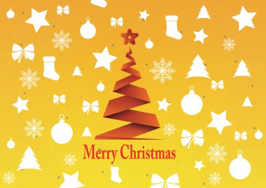 Merry christmas arka plan, vektör