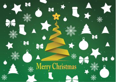 Merry christmas arka plan, vektör