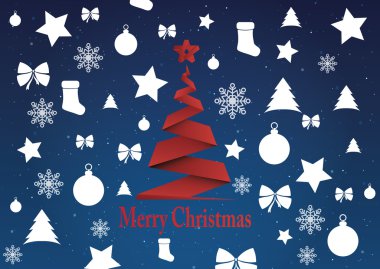 Merry christmas arka plan, vektör