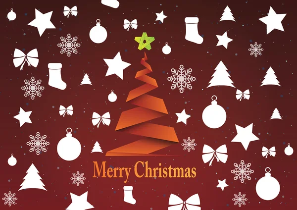 Merry Christmas background,vector — Stock Vector