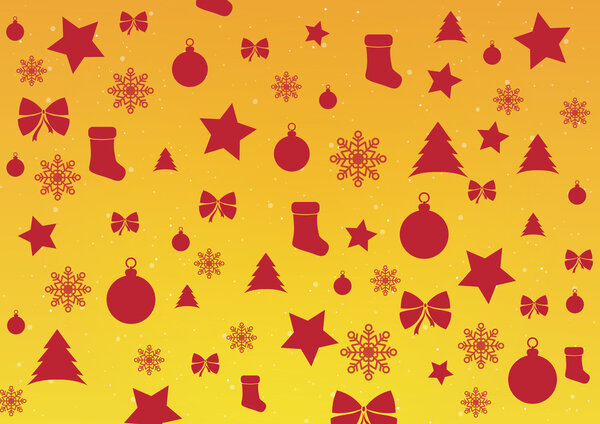 Весёлого рождественского фона, вектор
