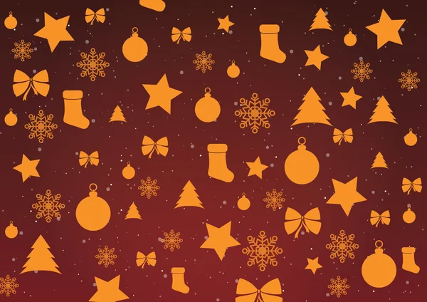 Frohe Weihnachten Hintergrund, Vektor — Stockvektor