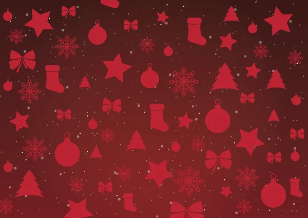 Feliz Natal fundo, vetor —  Vetores de Stock