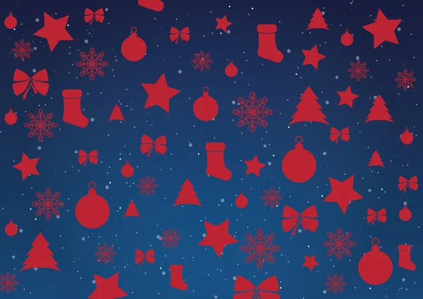 快乐圣诞背景、 矢量 — 图库矢量图片