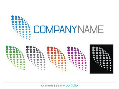 Şirket (iş) Logo tasarımı, vektör