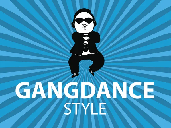 Gangdance style, vector — стоковый вектор