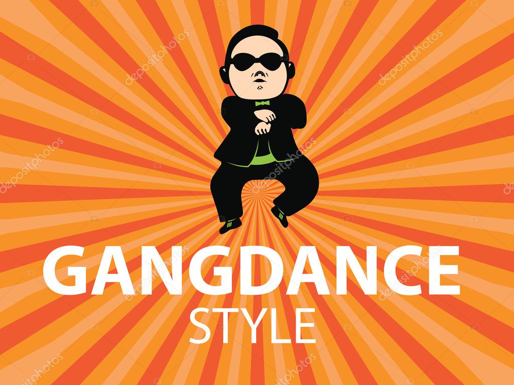 Gangdance style,vector Stock Vector Image by ©gudo #13896578