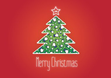 Bu arka plan gibi mutlu Noeller vektör, facebook