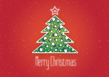 Bu arka plan gibi mutlu Noeller vektör, facebook, kar taneleri