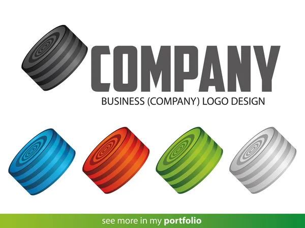 Company Logo Circle Design,Vector — Stock Vector