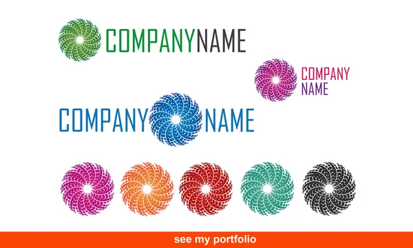 Company (Business) Logo Design — Stock Vector