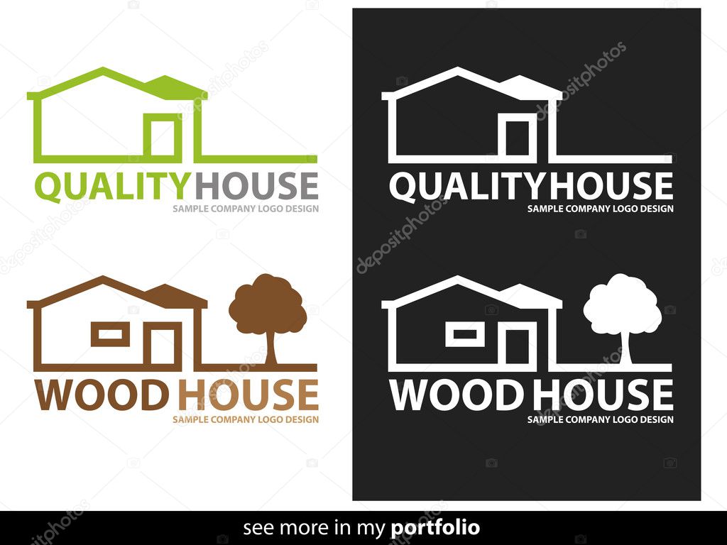 Company Logo House Design,Vector
