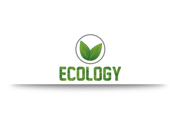 Ecologia, Eco, Bio, Ambiente, sfondo del testo — Foto Stock