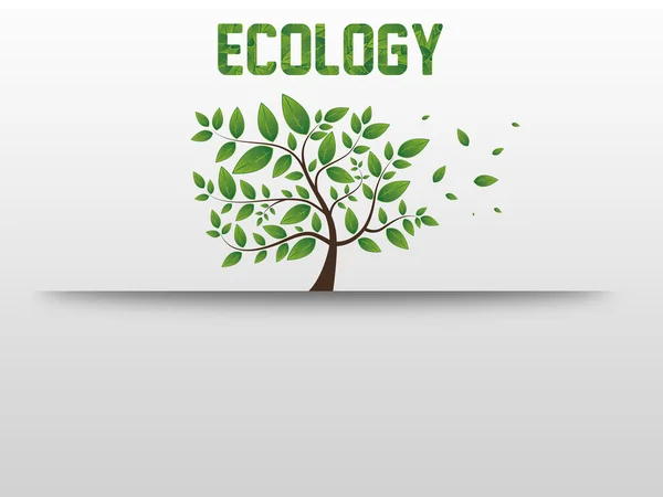 Ecología, Eco, Bio, Medio ambiente, fondo de texto — Foto de Stock