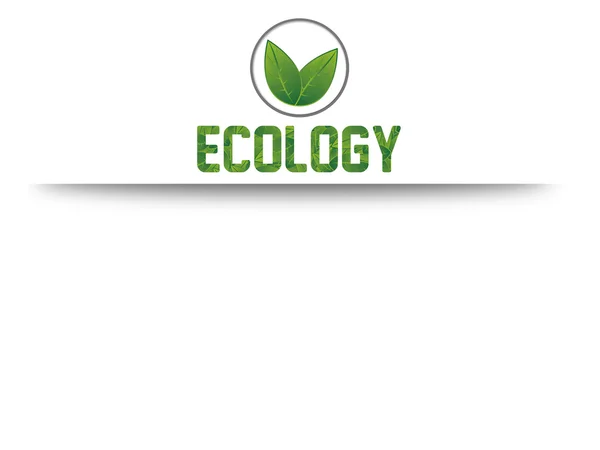 Ecology, Eco, Bio, Enviroment, text background — Stock Photo, Image