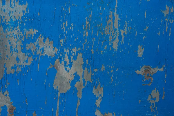 Wooden Backdrop Copy Space Old Blue Painted Wood Texture Surface — Stockfoto