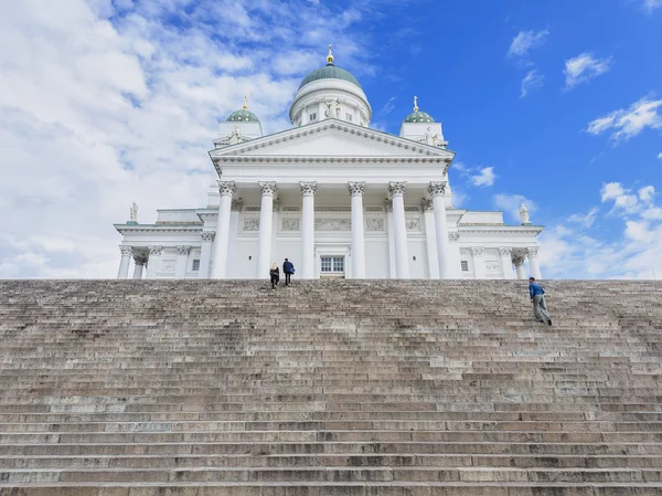 白色的赫尔辛基大教堂 — 图库照片