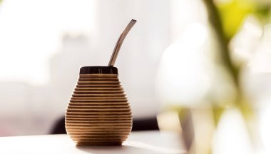 Materyal olarak Yerba mat.