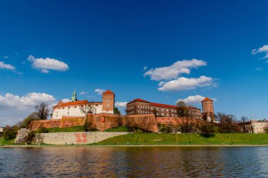 Wawel Kalesi, Krakow Polonya 'nın ünlü simgesi.. 