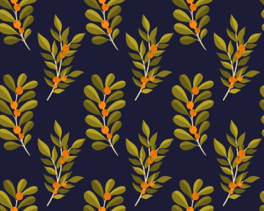 Kusursuz desenli Noel çiçekleri. Yeni yıl 2022 süsleri. Dekorasyon botanik tasarımı..