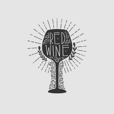 Şekil logo tasarımı. El çizimi grafiksel soyut. Beyaz arkaplanda izole edilmiş element..