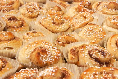 perspektif içinde tarçınlı çörek