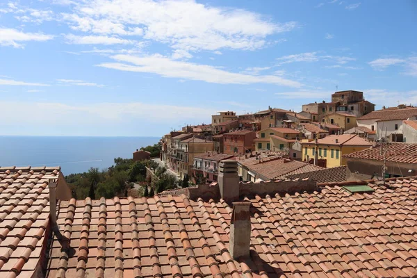 Elba Włochy Września 2021 Piękne Miejsca Wyspy Elba Widok Powietrza — Zdjęcie stockowe