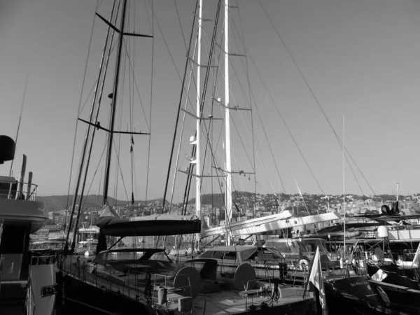 Liguria Italia Octubre 2021 Hermosa Fotografía Blanco Negro Los Lugares — Foto de Stock