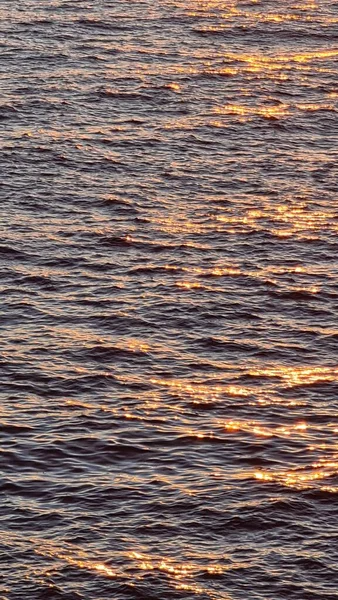 Gênova Itália Janeiro 2022 Belo Pôr Sol Sobre Mar Inverno — Fotografia de Stock