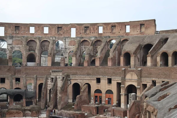 Roma Italia Febbraio 2022 Veduta Panoramica Della Parte Interna Del — Foto Stock