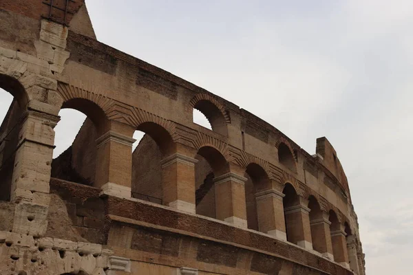 Rome Italie Février 2022 Vue Panoramique Partie Intérieure Colisée Dans — Photo