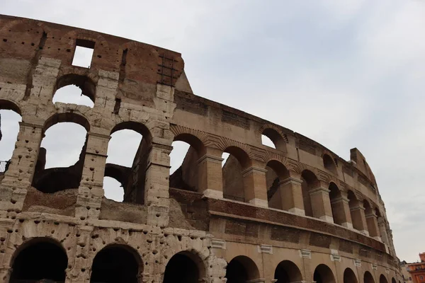Roma Italia Febrero 2022 Vista Panorámica Del Interior Del Coliseo — Foto de Stock