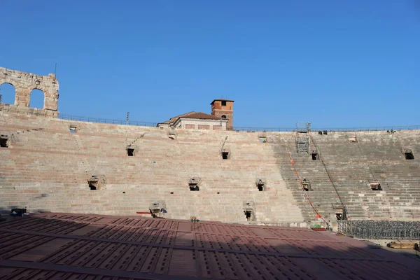 Verona Marzo 2022 All Interno Dell Arena Verona Antico Anfiteatro — Foto Stock