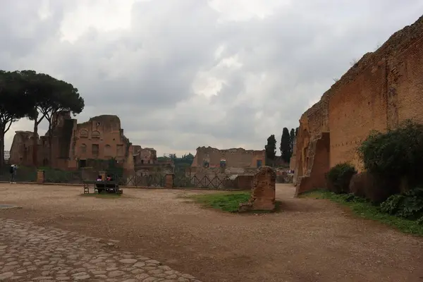 Rome Italy February 2022 Panoramic View Colosseum City Rome Italy — ストック写真