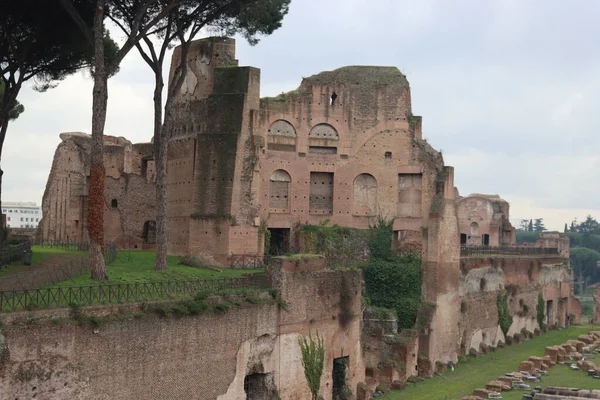 Роме Італія Лютого 2022 Панорамний Вид Довкола Колізею Римі Італія — стокове фото