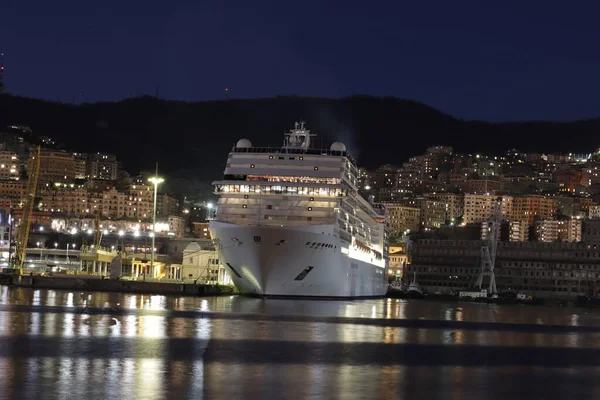 Genova Italië Juli 2022 Uitzicht Stad Oude Haven Porto Antico — Stockfoto