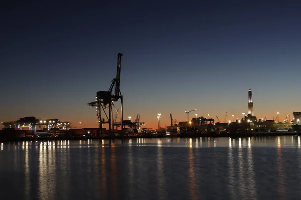 Genova Italy July 2022 View City Old Harbor Porto Antico — ストック写真