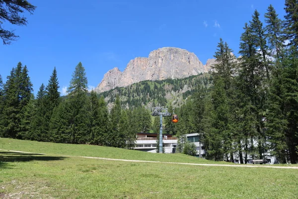 Coravara Italy July 2022 Italian Dolomites Small Village Corvara Summer — Stok fotoğraf