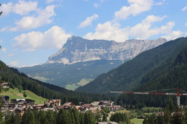 Coravara Italy July 2022 Italian Dolomites Small Village Corvara Summer — стокове фото