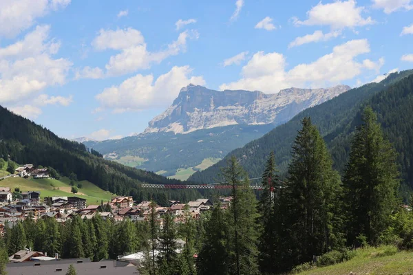 Coravara Italy July 2022 Italian Dolomites Small Village Corvara Summer — 图库照片