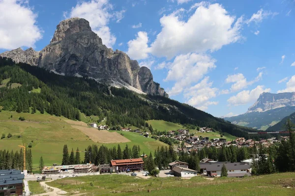 Coravara Italy July 2022 Italian Dolomites Small Village Corvara Summer — Stok fotoğraf