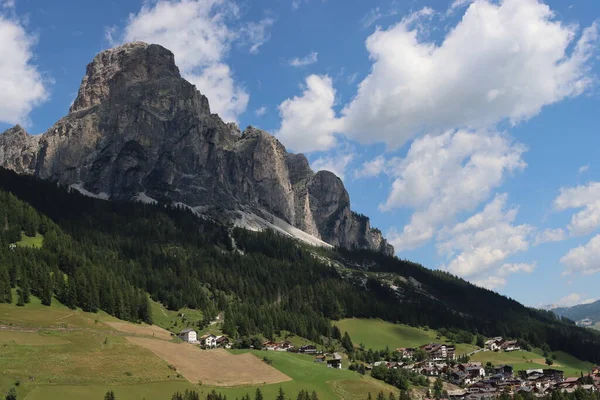Coravara Italy July 2022 Italian Dolomites Small Village Corvara Summer — ストック写真